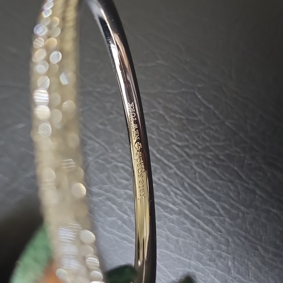 Kate Spade Elegant Silver Bangle Bracelet - Picture 3 of 6